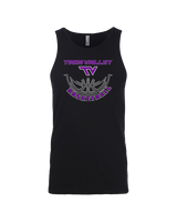 Twin Valley HS Girls Basketball Outline - Tank Top