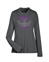 Twin Valley HS Girls Basketball Outline - Womens Performance Longsleeve