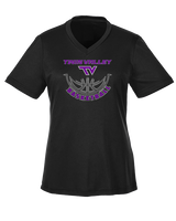 Twin Valley HS Girls Basketball Outline - Womens Performance Shirt