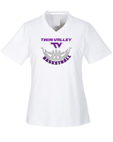 Twin Valley HS Girls Basketball Outline - Womens Performance Shirt