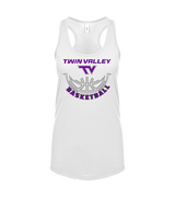 Twin Valley HS Girls Basketball Outline - Womens Tank Top