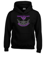 Twin Valley HS Girls Basketball Outline - Youth Hoodie