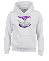 Twin Valley HS Girls Basketball Outline - Youth Hoodie
