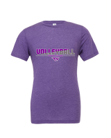 Twin Valley HS Volleyball Cut - Tri-Blend Shirt