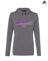 Twin Valley HS Volleyball Cut - Womens Adidas Hoodie