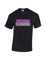 Twin Valley HS Volleyball Pennant - Cotton T-Shirt