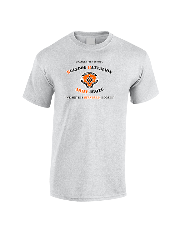 Umatilla HS Army JROTC Bulldogs Logo - Cotton T-Shirt