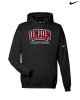 Union University Women's Soccer Logo Wordmark - Nike Club Fleece Hoodie