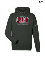 Union University Women's Soccer Logo Wordmark - Nike Club Fleece Hoodie