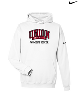 Union University Women's Soccer Logo Wordmark - Nike Club Fleece Hoodie