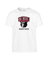 Union University Women's Soccer Logo Wordmark Mascot - Youth Shirt