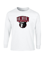 Union University Women's Soccer Logo Wordmark Mascot 02 - Cotton Longsleeve