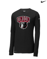 Union University Women's Soccer Logo Wordmark Mascot 02 - Mens Nike Longsleeve