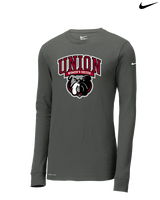 Union University Women's Soccer Logo Wordmark Mascot 02 - Mens Nike Longsleeve