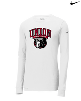 Union University Women's Soccer Logo Wordmark Mascot 02 - Mens Nike Longsleeve