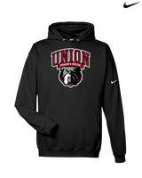Union University Women's Soccer Logo Wordmark Mascot 02 - Nike Club Fleece Hoodie