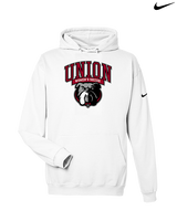 Union University Women's Soccer Logo Wordmark Mascot 02 - Nike Club Fleece Hoodie