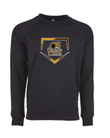 John F. Kennedy HS Baseball Plate - Crewneck Sweatshirt