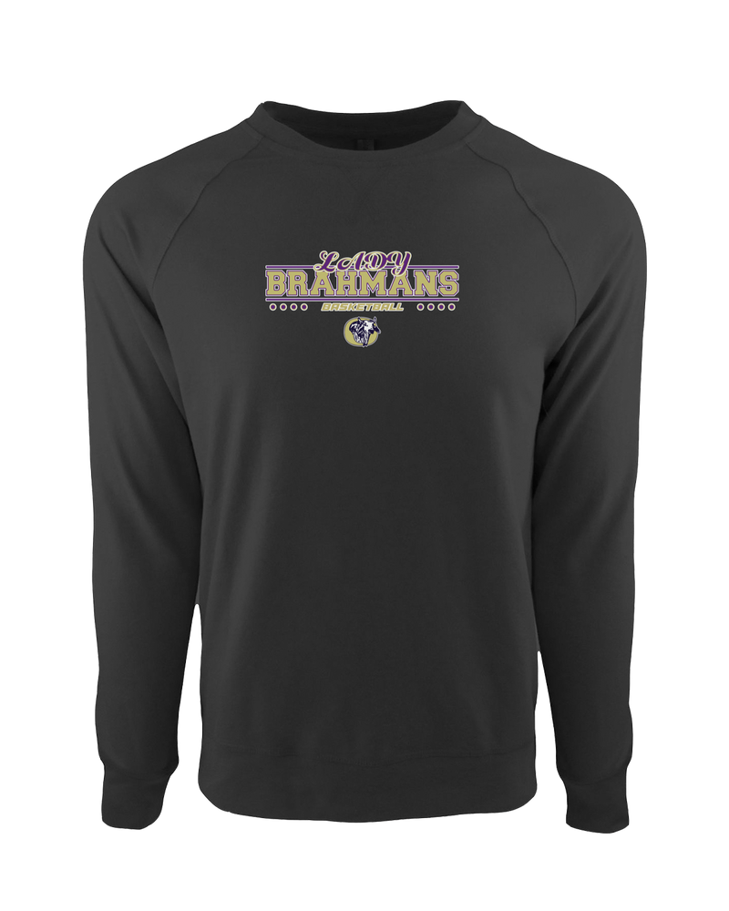 Okeechobee HS Girls Basketball Border - Crewneck Sweatshirt