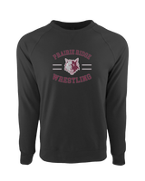 Prairie Ridge HS Wrestling Curve - Crewneck Sweatshirt