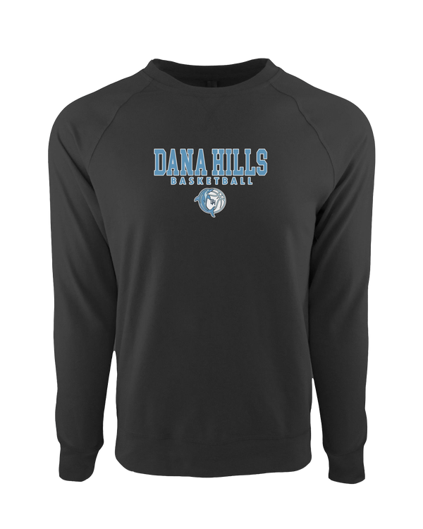 Dana HIlls HS Girls Basketball Block - Crewneck Sweatshirt