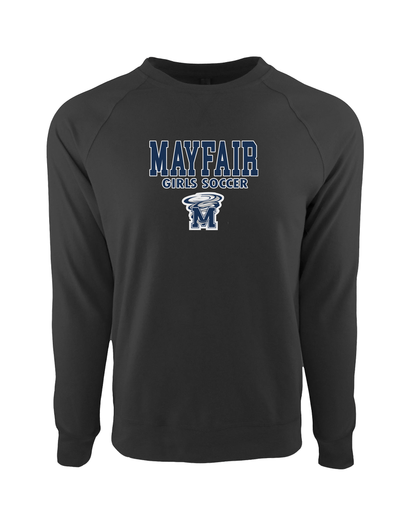 Mayfair HS Girls Soccer Block - Crewneck Sweatshirt
