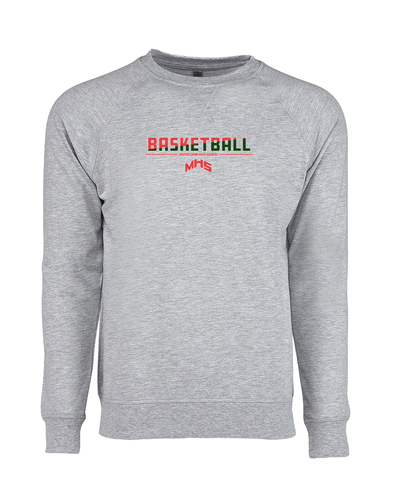 Musselman HS  Basketball Cut - Crewneck Sweatshirt