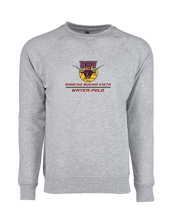 Rancho Buena Vista HS Water Polo Split - Crewneck Sweatshirt