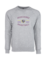 Okeechobee HS Girls Basketball Curve - Crewneck Sweatshirt