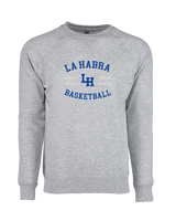 La Habra HS Basketball Curve - Crewneck Sweatshirt