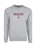 Prairie Ridge HS Wrestling Border - Crewneck Sweatshirt