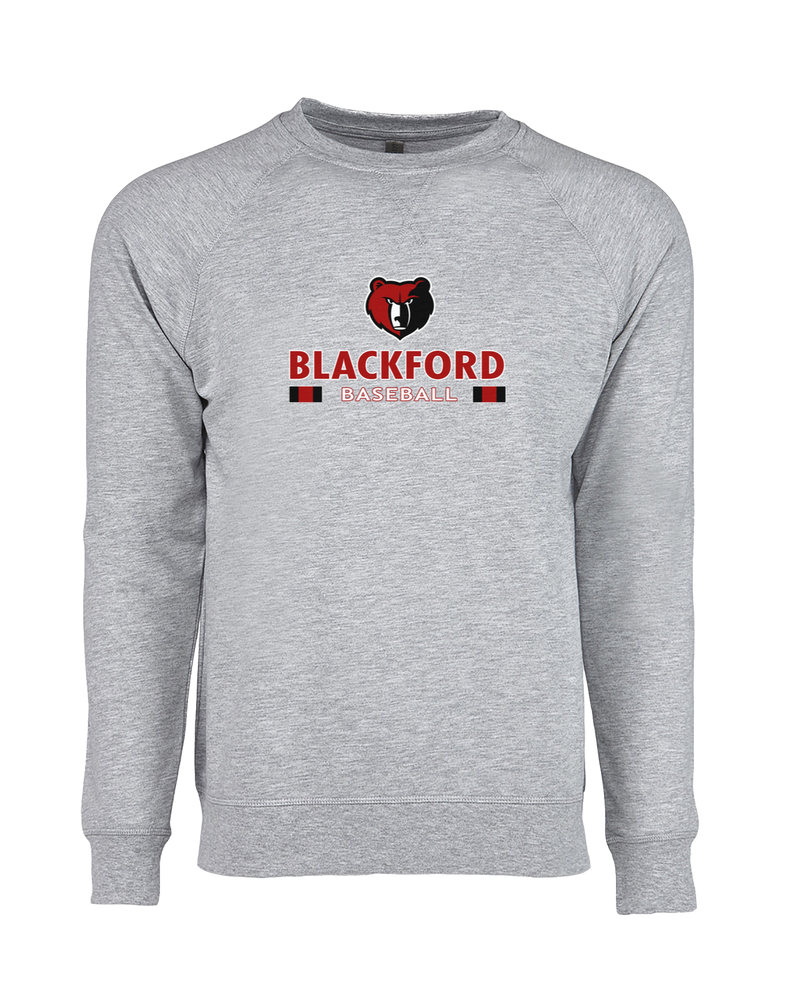 Blackford HS Baseball Stacked - Crewneck Sweatshirt