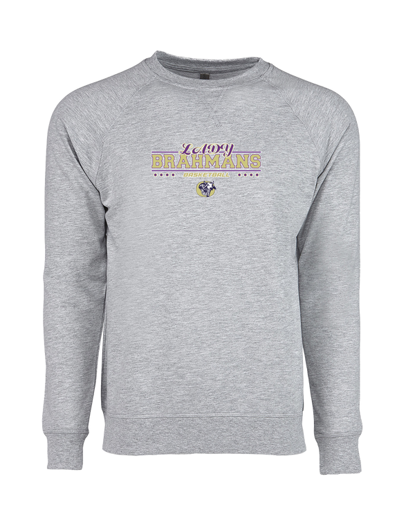 Okeechobee HS Girls Basketball Border - Crewneck Sweatshirt