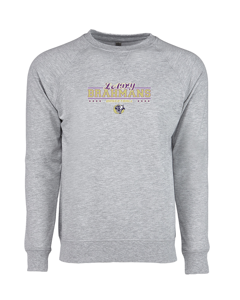 Okeechobee HS Girls Basketball Border - Crewneck Sweatshirt
