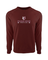 Prairie Ridge HS Wrestling Stacked - Crewneck Sweatshirt