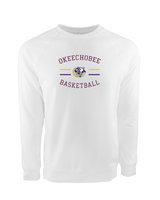 Okeechobee HS Girls Basketball Curve - Crewneck Sweatshirt