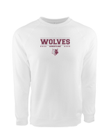 Prairie Ridge HS Wrestling Border - Crewneck Sweatshirt