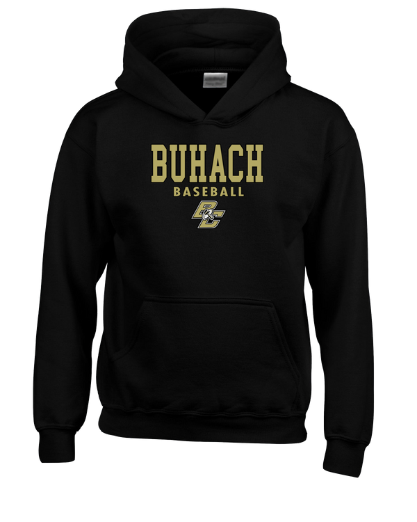 Buhach HS Baseball Block - Cotton Hoodie