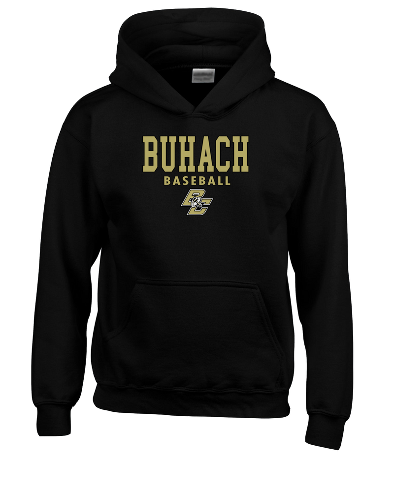 Buhach HS Baseball Block - Cotton Hoodie
