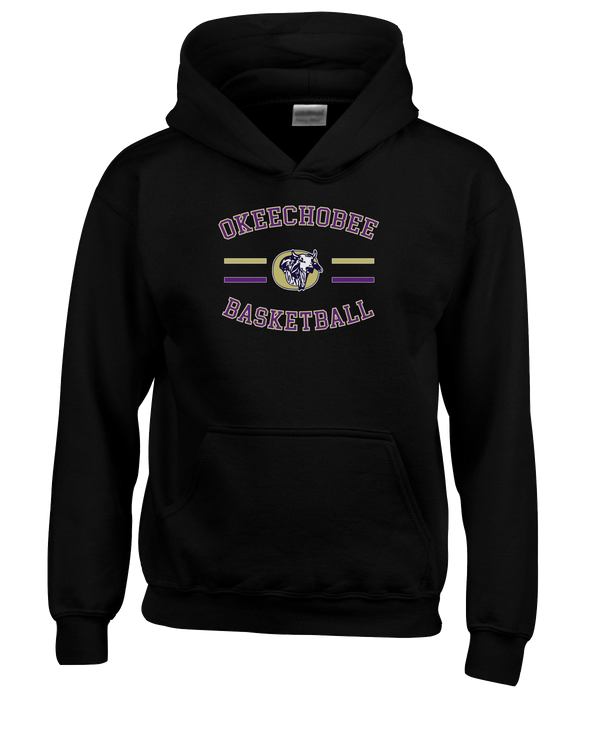 Okeechobee HS Girls Basketball Curve - Cotton Hoodie