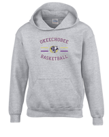 Okeechobee HS Girls Basketball Curve - Cotton Hoodie
