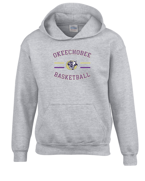 Okeechobee HS Girls Basketball Curve - Cotton Hoodie