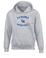 La Habra HS Basketball Curve - Cotton Hoodie