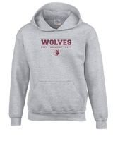 Prairie Ridge HS Wrestling Border - Cotton Hoodie