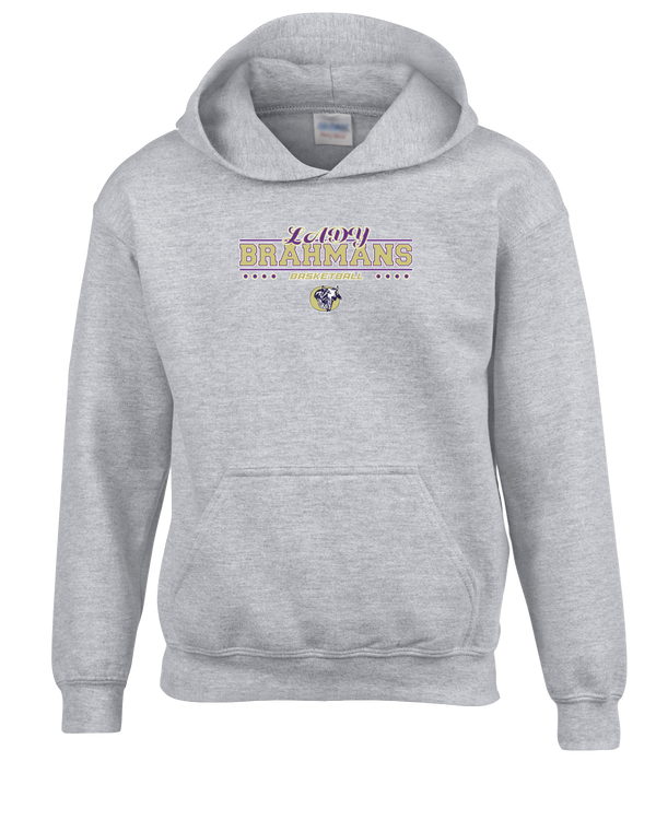Okeechobee HS Girls Basketball Border - Cotton Hoodie