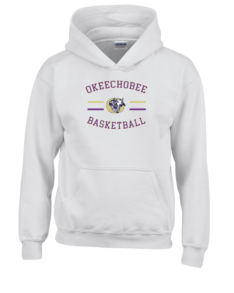 Okeechobee HS Girls Basketball Curve - Cotton Hoodie