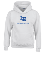 La Habra HS Basketball Stacked - Cotton Hoodie