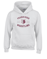 Prairie Ridge HS Wrestling Curve - Cotton Hoodie