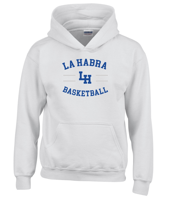 La Habra HS Basketball Curve - Cotton Hoodie