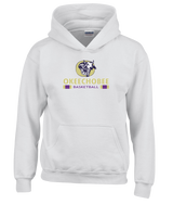 Okeechobee HS Girls Basketball Stacked - Cotton Hoodie